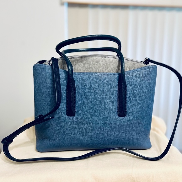 Kate Spade Blue/Gray Handbag EUC - Picture 1 of 4